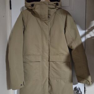 Women's Columbia Tan Hooded Parka Jacket